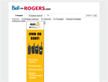 Tablet Screenshot of bell-vs-rogers.com